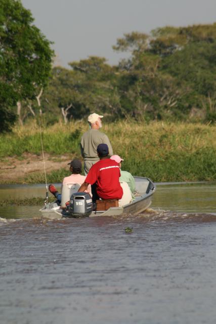 Boat ride on Cuiaba River