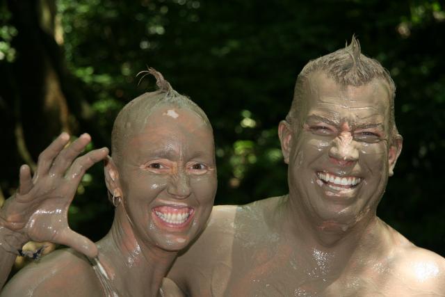Mud bath at the Hot Springs
