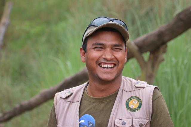 Gudda our local guide in Bandhavgarh National Park