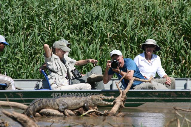 Boat ride on Cuiaba River