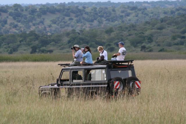 Game drive in Akagera National Park