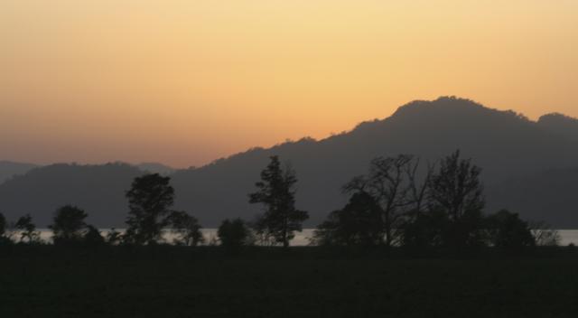 Sunset in India